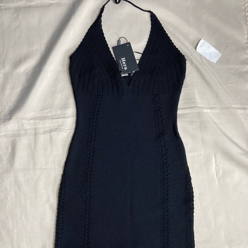NEW Hera Collection Black Halter Romper - Picture 3 of 16